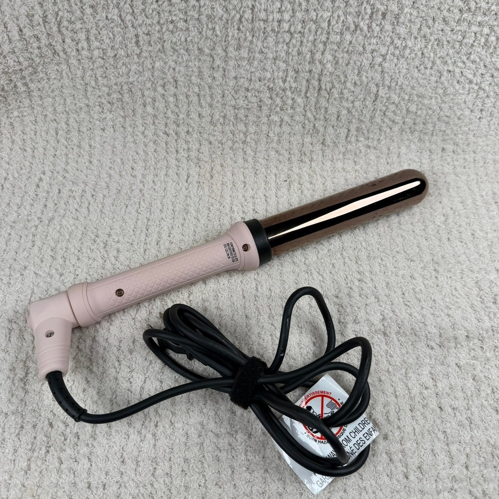 L'ange Ondulé Curling Wand Rose Gold Titanium Blush Pink HT015B SKU 2001 - Picture 2 of 5